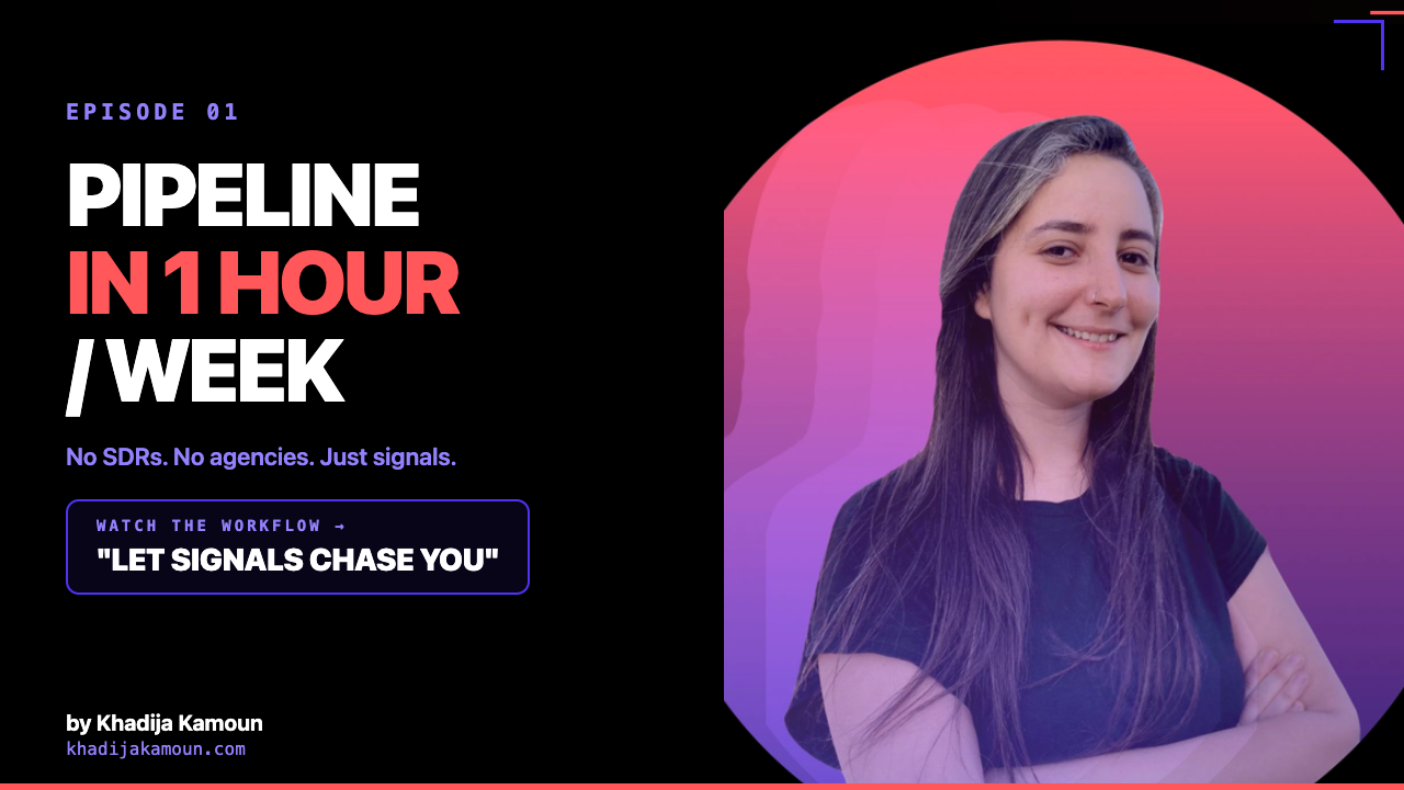 Ep 1- Pipeline in 1h/week